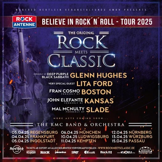 ROCK MEETS CLASSIC: BELIEVE IN ROCK´N´ROLL TOUR 2025