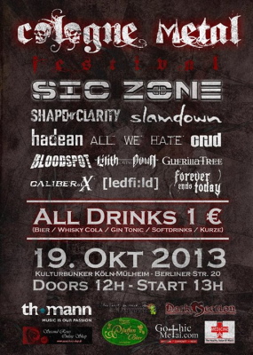 Cologne Metal Festival Flyer